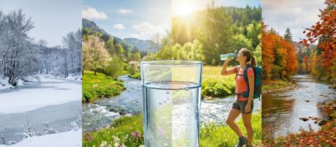 Perché il nostro bisogno d’acqua cambia con le stagioni