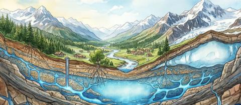 Il valore dell’acqua che non vediamo tra falde, ghiacciai e riserve invisibili