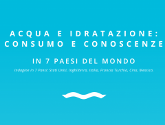 Idratazione: italiani ben informati ma poco virtuosi 