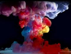 Acqua e vernice nelle opere astratte e del fotografo Mark Mawson