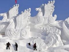 In Cina esiste il paese incantato delle sculture di ghiaccio
