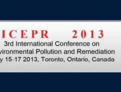 A Toronto la terza International Conference on Environmental Pollution and Remediation