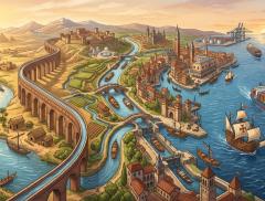 Le strade dell'acqua quando canali e acquedotti hanno unito il mondo