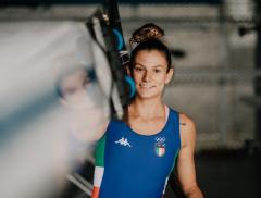 Federica Cesarini, leggerezza e determinazione sull'acqua