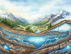 Il valore dell’acqua che non vediamo tra falde, ghiacciai e riserve invisibili