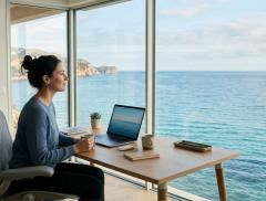 L’effetto "Blue Mind" e il potere calmante dell’acqua visiva a lavoro