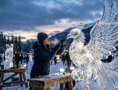 Sculture di ghiaccio: l’arte effimera che nasce dal freddo