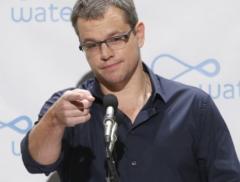 Matt Damon is back in the field to combat the water crisis 