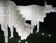 Light Marina Bay: l'arte con le bottiglie di plastica 