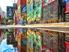 Murales Hula Ritratti Femminili che Emergono dall’Acqua – In a Bottle