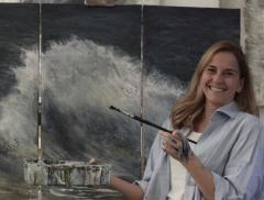 Susanna Montagna, la pittrice di onde parla delle sue opere – In a Bottle