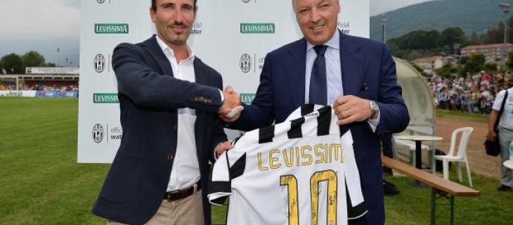 Levissima, l'acqua ufficiale dei Campioni d'Italia della Juventus