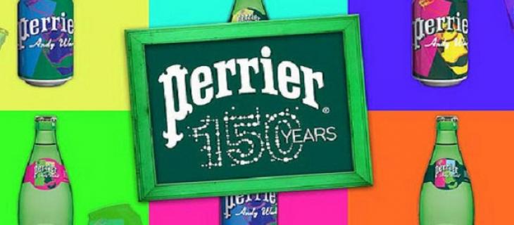 Perrier water, 150 years old but feeling younger