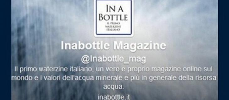 Il valore dell'acqua minerale in 140 caratteri