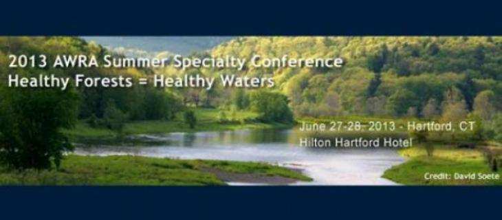 Ad Hartford, in Connecticut, l'AWRA Annual Conference Healthy Forests = Healthy Waters
