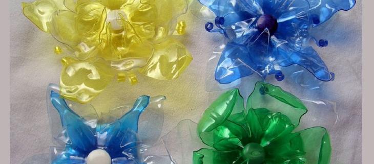 Come realizzare vasi e fiori con bottiglie di plastica
