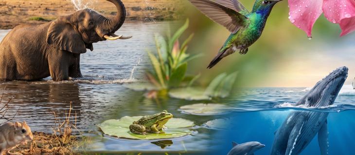 Gli animali e l'acqua chi ne ha davvero più bisogno