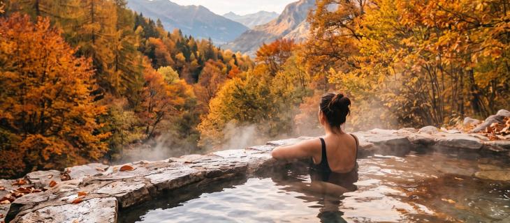 Le mete termali italiane per ritrovare l'equilibrio in autunno, tra foliage e sorgenti naturali