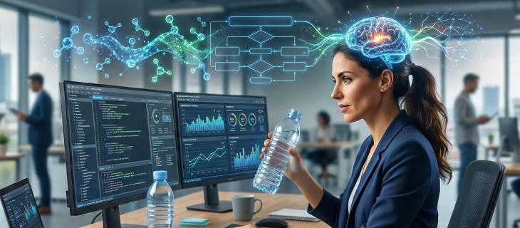 Biohacking e idratazione: l'algoritmo dell'acqua per migliorare le prestazioni cognitive a lavoro