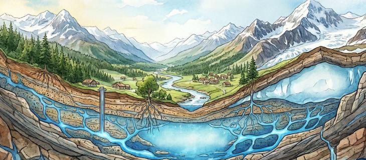 Il valore dell’acqua che non vediamo tra falde, ghiacciai e riserve invisibili