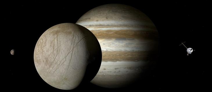 Rilevato vapore acqueo su Europa, uno dei satelliti di Giove