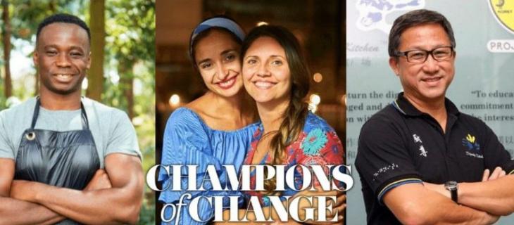 I vincitori di "Champions of Change" per The World's 50 Best Restaurants