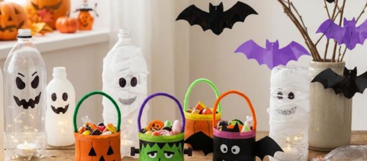 Riciclo da brividi come trasformare le bottiglie di plastica in decorazioni per Halloween