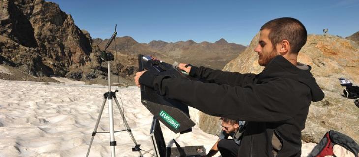 Aerospace Technology Studies Italy's Melting Glaciers