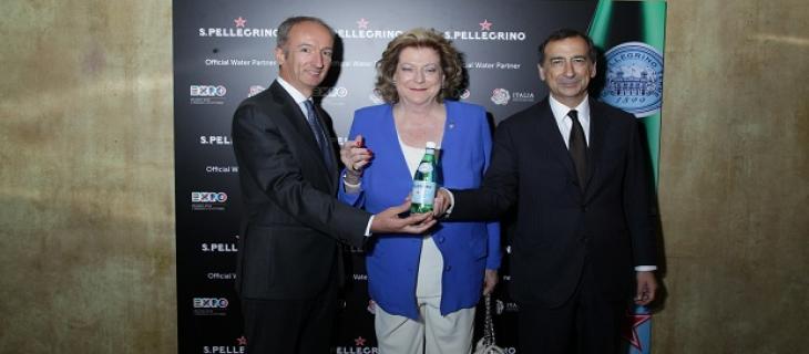 S.Pellegrino is the Official Water of Expo 2015 