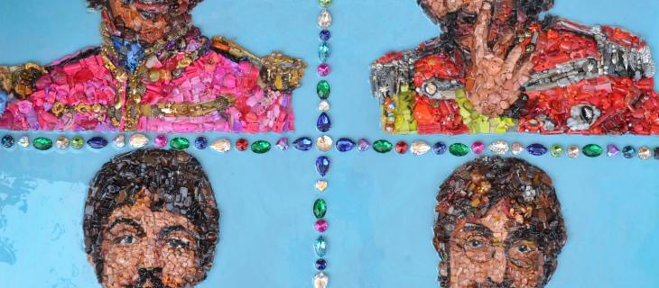 Lady Be, l’artista che crea ritratti con la plastica riciclata – In a Bottle