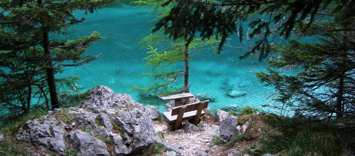 Grüner See: il parco che si trasforma in un lago Grüner See: il parco che si trasforma in un lago
