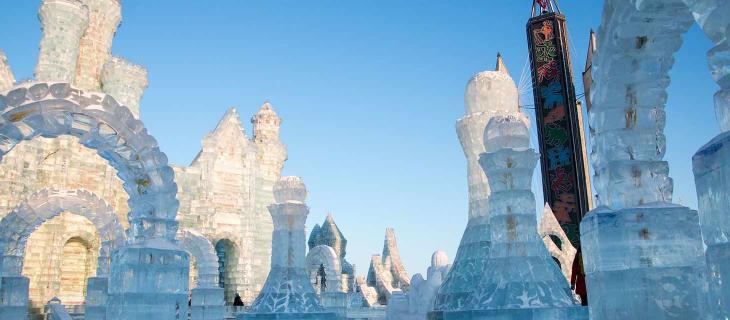 Le sculture di ghiaccio, attrazione turistica della città cinese di Harbin - In a Bottle
