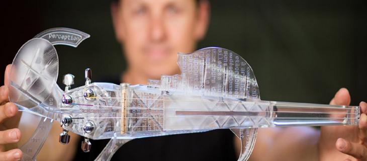 Il violino in plastica 3D ispirato a Stradivari 