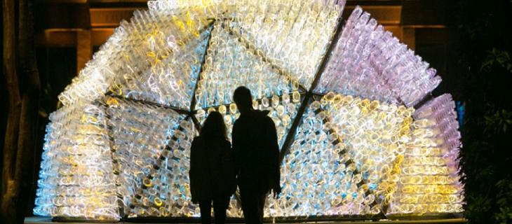 Le opere ready-made di Murno sono visibili al Giardino Botanico di Atlanta