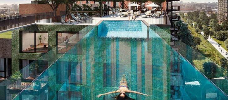 Sky Pool, arriva a Londra la prima piscina sospesa nel vuoto