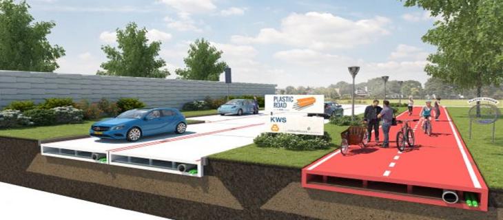 L’Olanda punta all’asfalto ecologico con plastica riciclata 