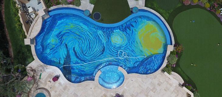 E' californiana la piscina ispirata a Van Gogh alt_tag E' californiana la piscina ispirata a Van Gogh alt_tag