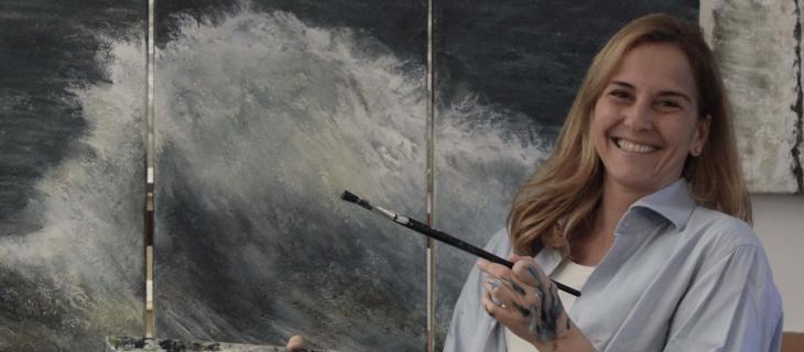 Susanna Montagna, la pittrice di onde parla delle sue opere – In a Bottle