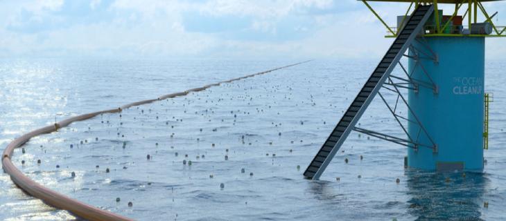 Una barriera di 100 km per contenere la plastica nell'oceano Una barriera di 100 km per contenere la plastica nell'oceano