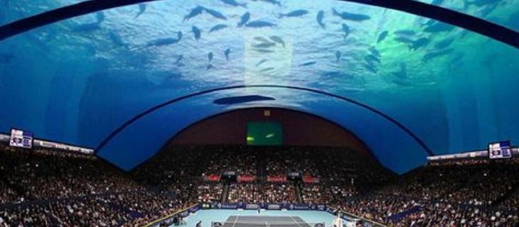Il futuro del tennis? Sott’acqua, in uno stadio sottomarino a Dubai